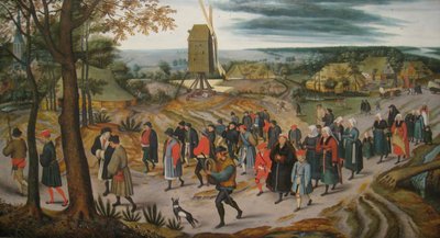 The Marriage Procession by Pieter Brueghel the Younger